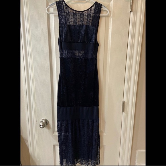 Free People Keep In Line Velvet Maxi Dress RARE NWOT - Picture 5 of 8